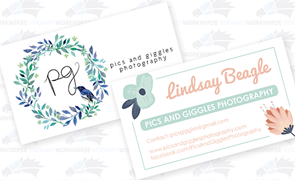 Pics & Giggles Business Card