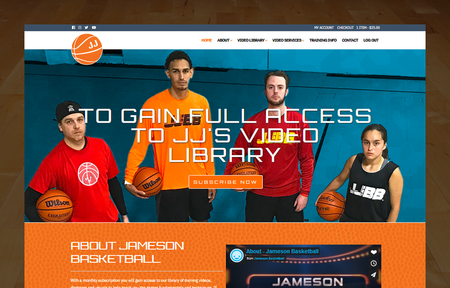 Website Jameson Basketball